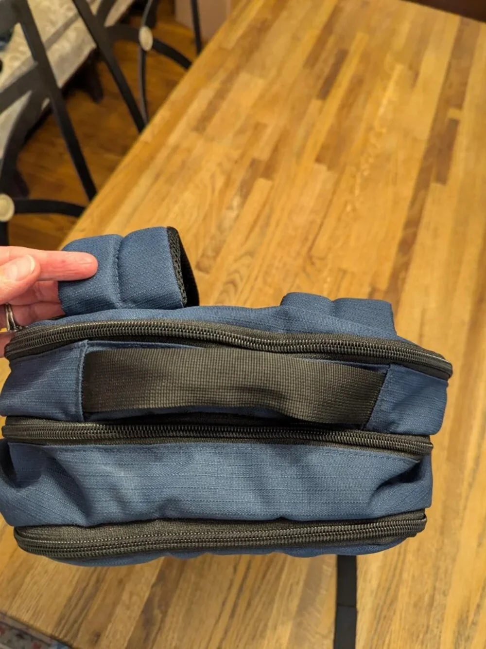 NBC Tokyo Olympics Nike Backpack Black and Blue 3 Zipper Sections